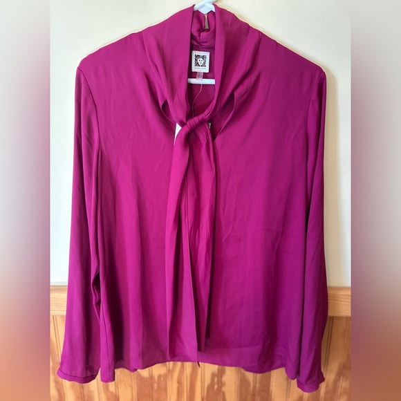 NWT Anne Klein Berry Blouse - Picture 6 of 6